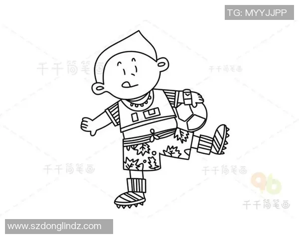 足球明星简笔画教程合集轻松学会绘制你喜欢的球星形象 足球明星简笔画教程合集轻松学会绘制你喜欢的球星形象