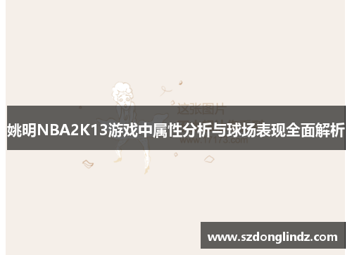 姚明NBA2K13游戏中属性分析与球场表现全面解析